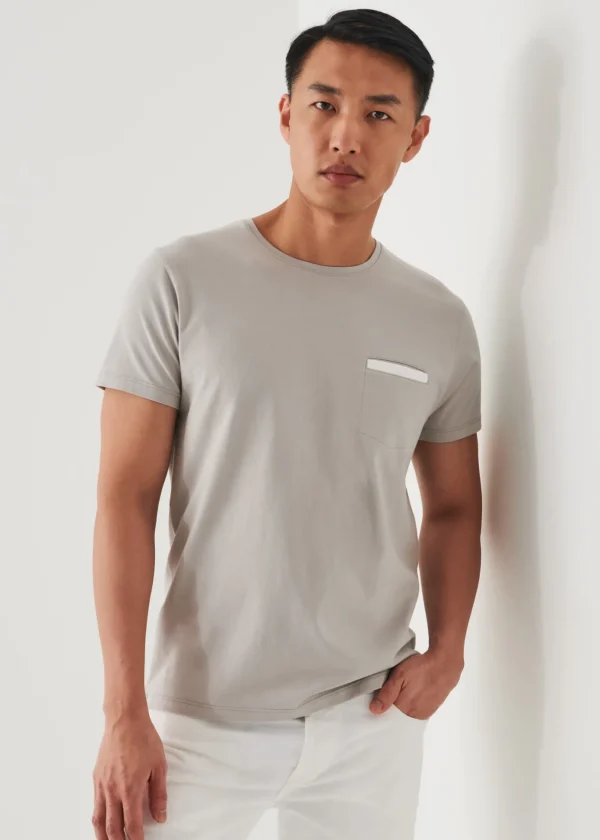 Pima Cotton Stretch Pocket T-Shirt