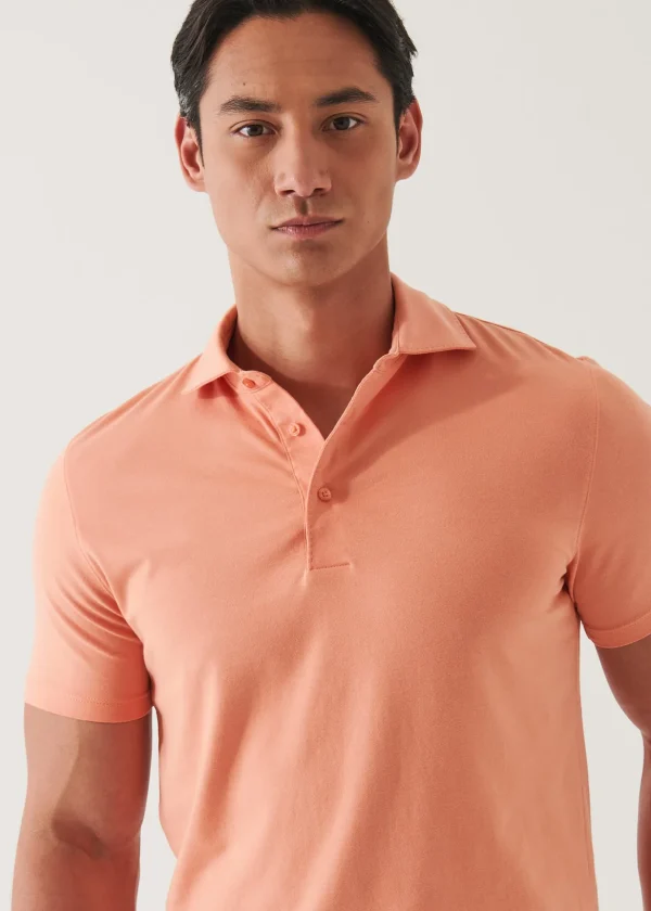 Pima Cotton Stretch Polo