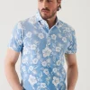 Pima Cotton Stretch Printed Polo