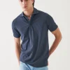 Pima Cotton Stretch Printed Polo