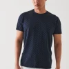 Pima Cotton Stretch Printed T-Shirt