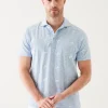 Pima Cotton Stretch Printed Polo