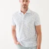 Pima Cotton Stretch Printed Polo