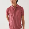 Pima Cotton Stretch Printed Polo