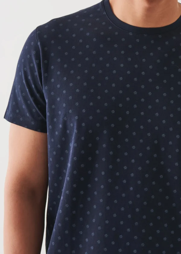 Pima Cotton Stretch Printed T-Shirt