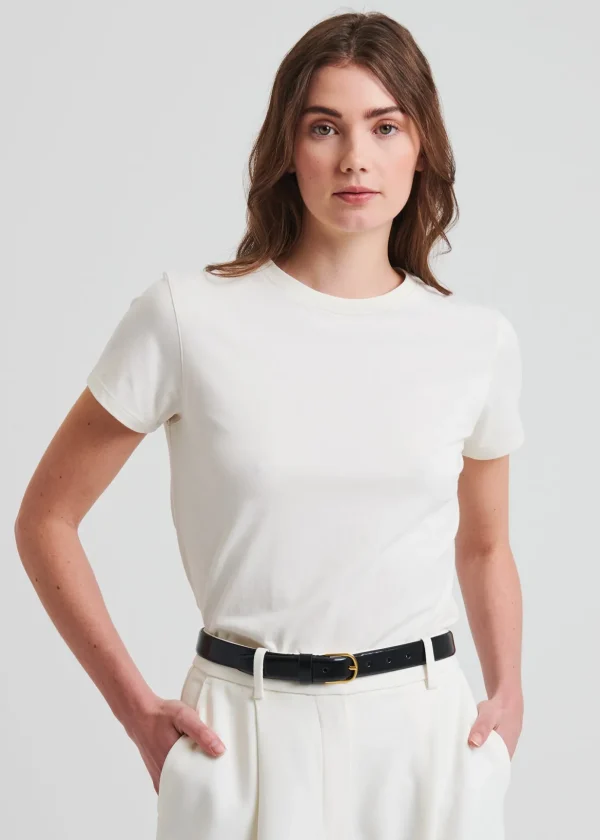 Pima Cotton Stretch Slim T-Shirt