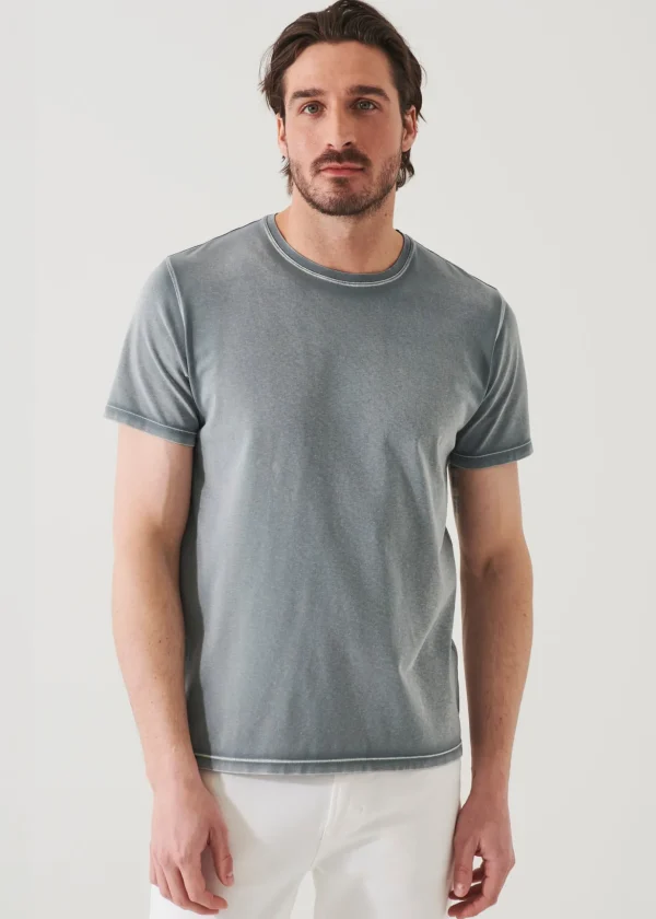 Pima Cotton Stretch Vintage Wash T-Shirt