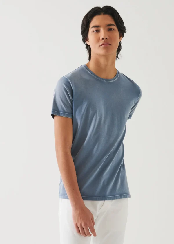 Pima Cotton Stretch Vintage Wash T-Shirt