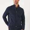 Pima Stretch Fleece Track Jacket