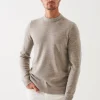 Plaited Merino Wool Crewneck