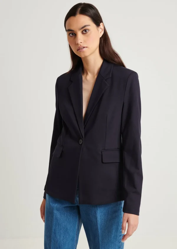 Ponte Single Breasted Blazer