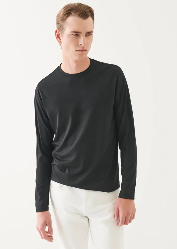 Reda Active Wool Long-Sleeve Knit T-Shirt