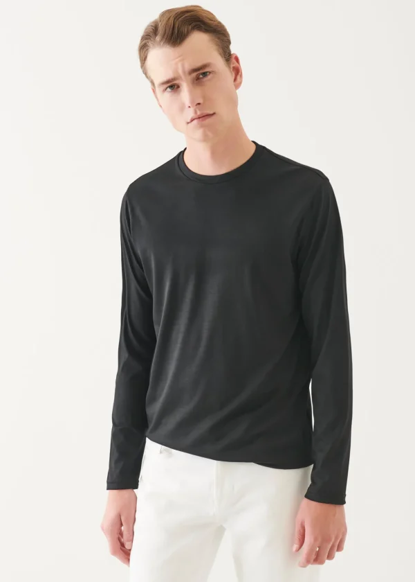 Reda Active Wool Long-Sleeve Knit T-Shirt