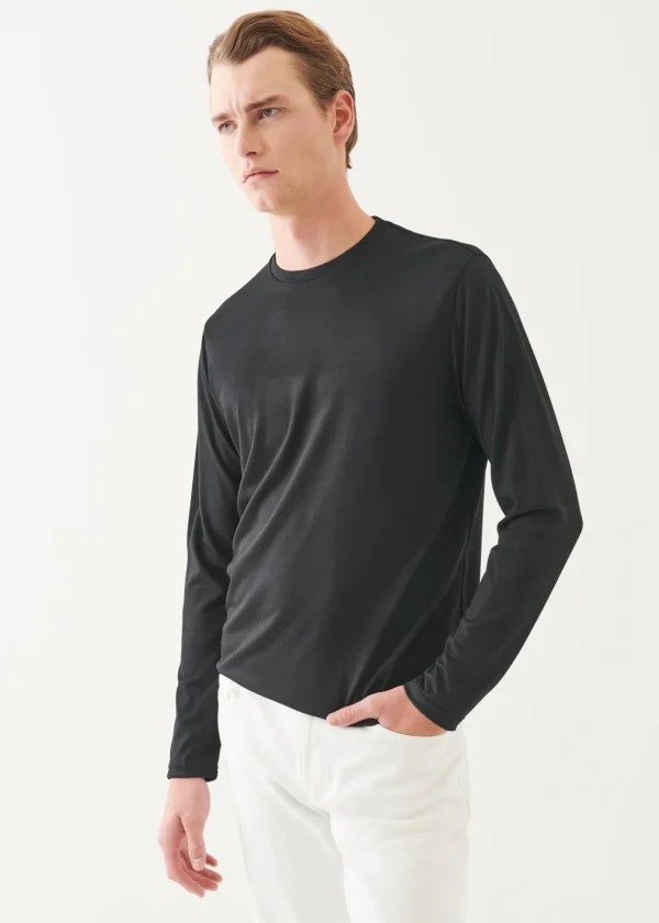 Reda Active Wool Long-Sleeve Knit T-Shirt