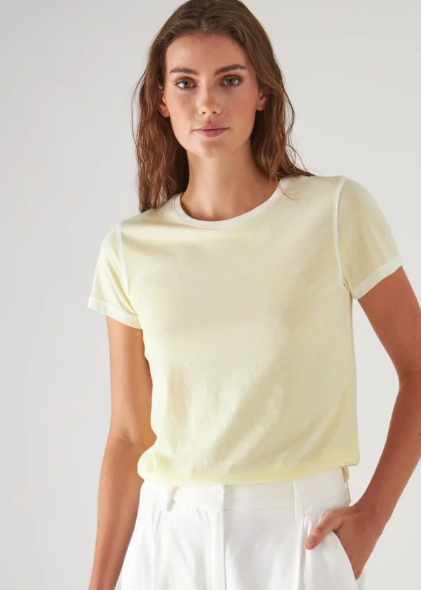 Reverse Spray Lightweight Pima Cotton T-Shirt