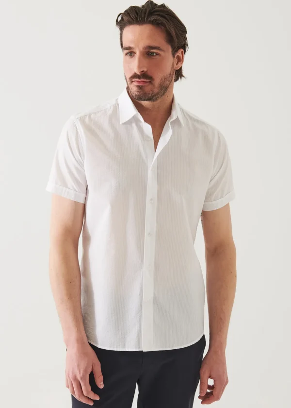 Seersucker Cotton Shirt