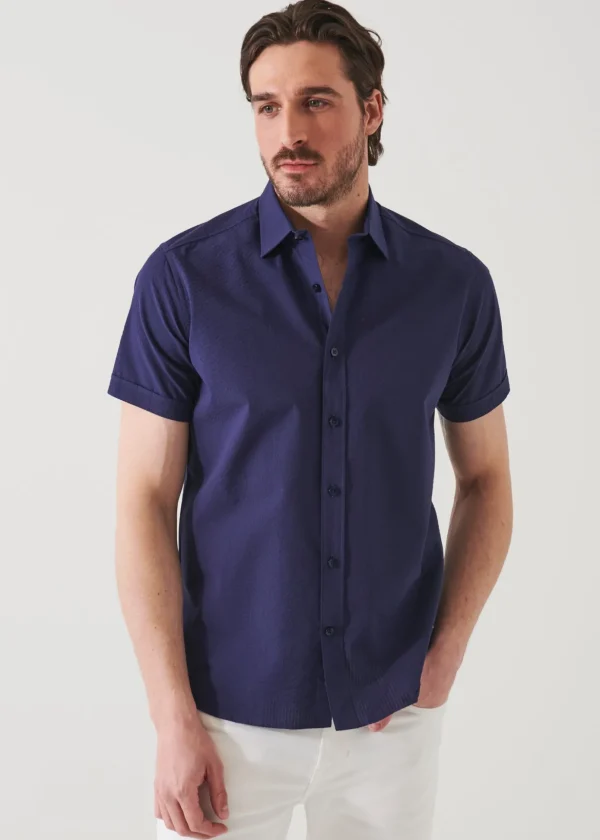 Seersucker Cotton Shirt