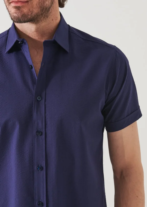 Seersucker Cotton Shirt
