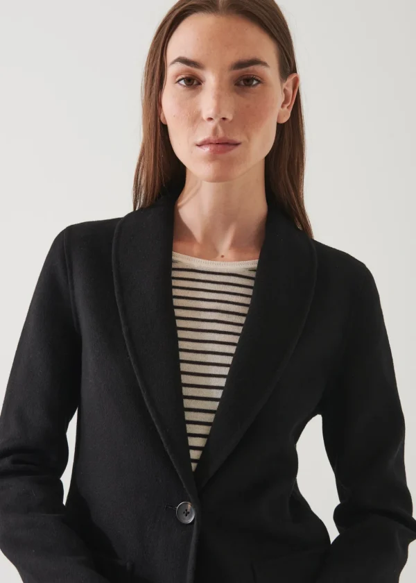 Shawl Collar Cashmere Blazer