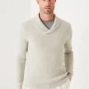 Shawl Collar Merino Wool Sweater