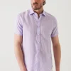 Short Sleeve Linen Shirt