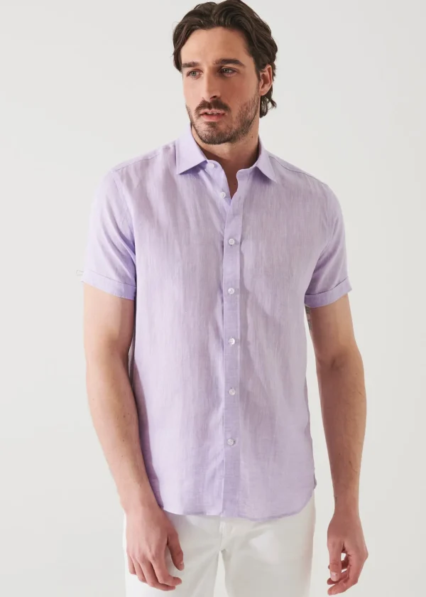 Short Sleeve Linen Shirt