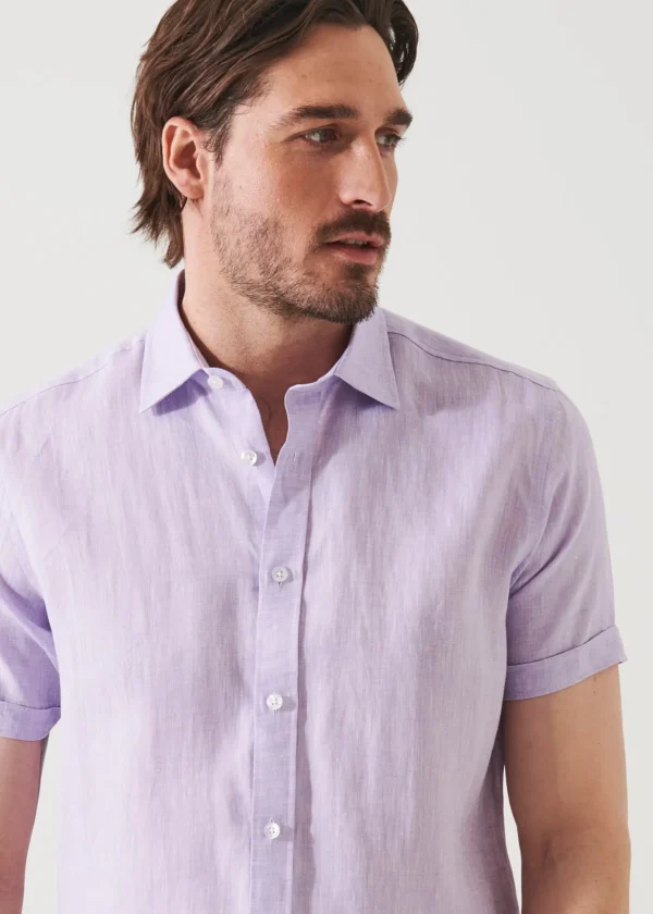 Short Sleeve Linen Shirt