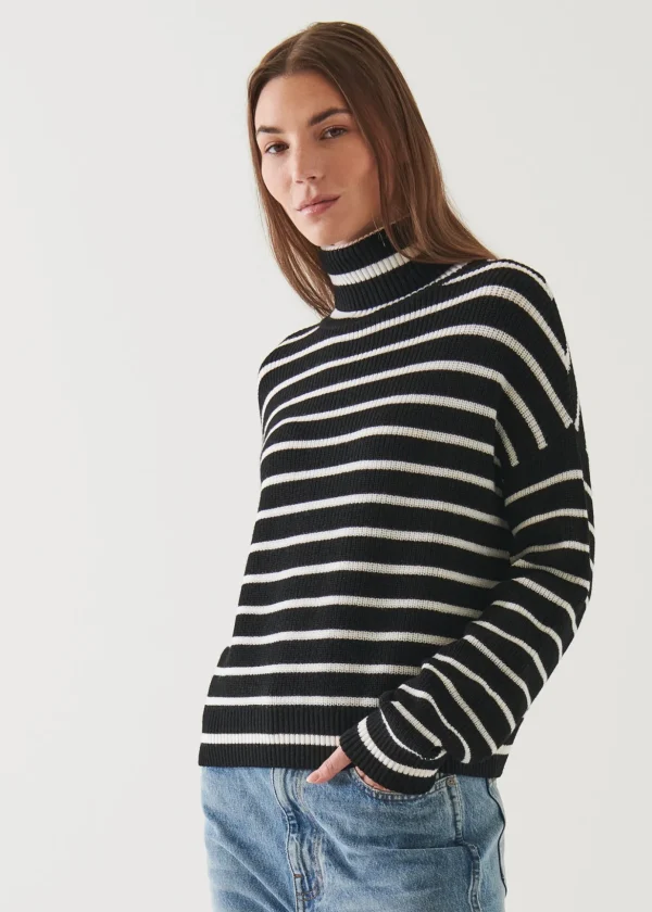 Striped Turtleneck