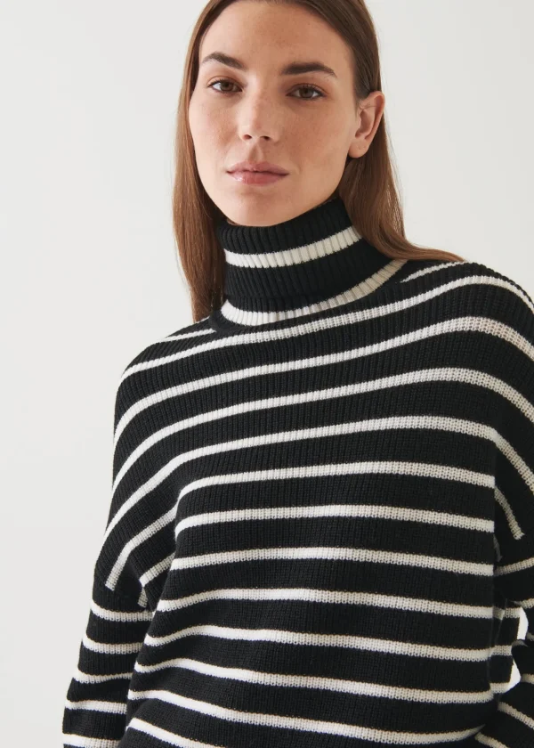 Striped Turtleneck