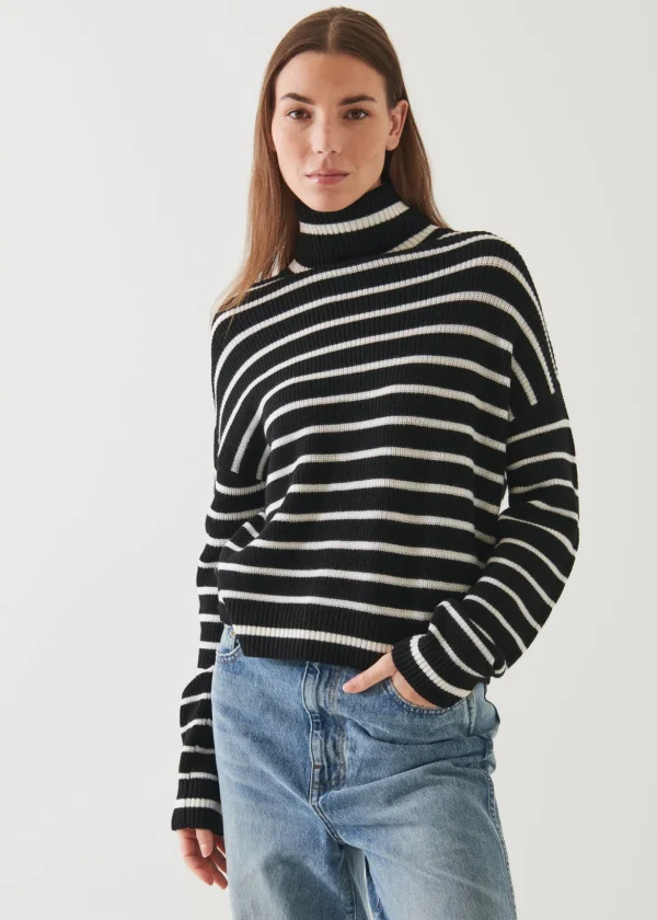 Striped Turtleneck