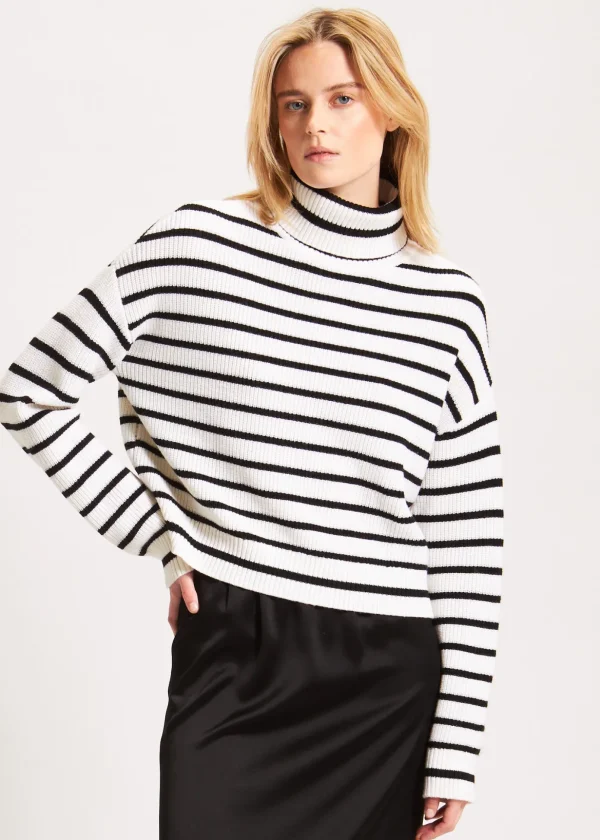 Striped Turtleneck