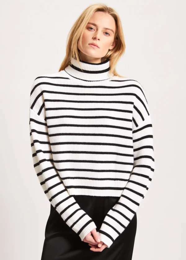 Striped Turtleneck