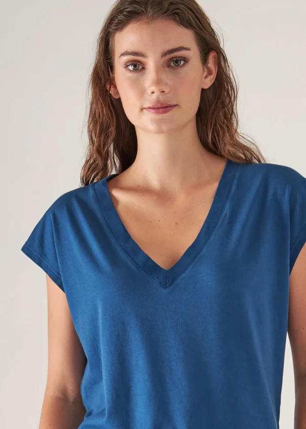 Sublime Reactive Pima Cotton Stretch Dolman V-Neck