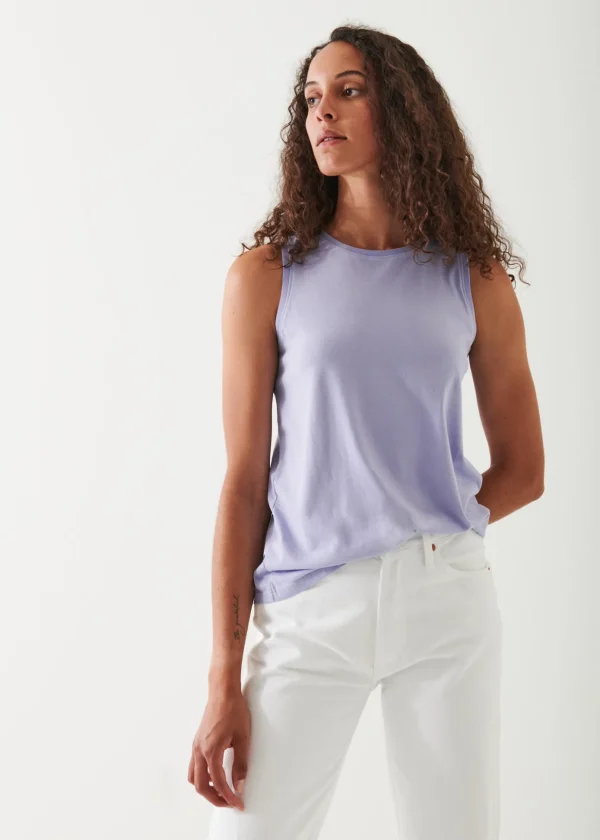 Sublime Reactive Pima Cotton Stretch Boyfriend Tank