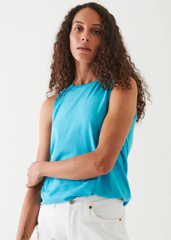 Sublime Reactive Pima Cotton Stretch Boyfriend Tank