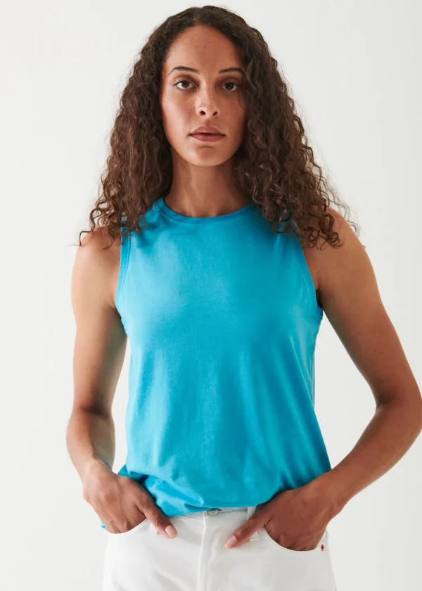 Sublime Reactive Pima Cotton Stretch Boyfriend Tank