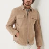 Suede Shirt Jacket