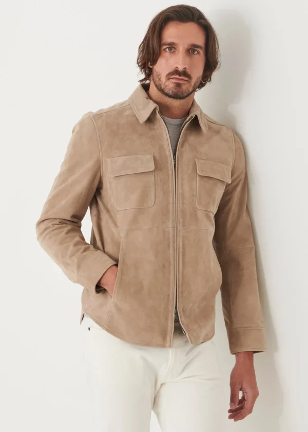 Suede Shirt Jacket