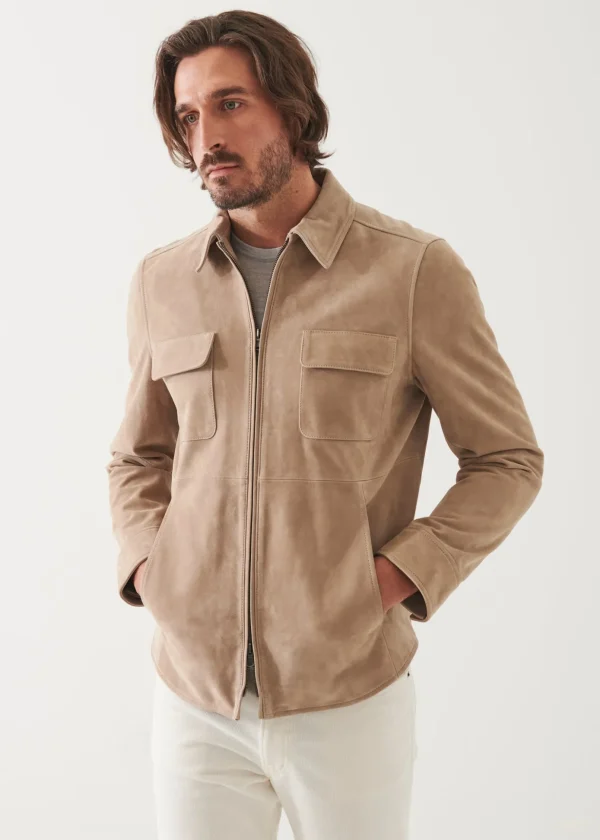 Suede Shirt Jacket