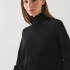 Superfine Merino Boyfriend Turtleneck