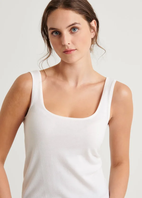 Superfine Merino Fitted Tank