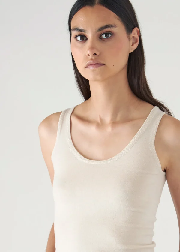 Superfine Merino Lyocell Scoop Neck Tank