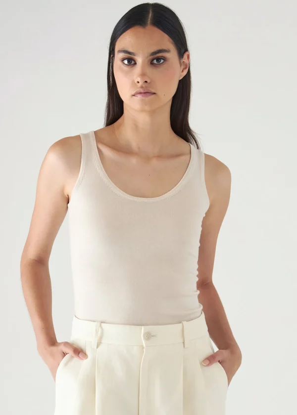 Superfine Merino Lyocell Scoop Neck Tank