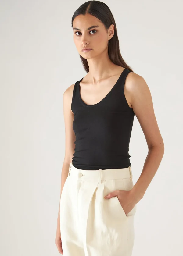 Superfine Merino Lyocell Scoop Neck Tank