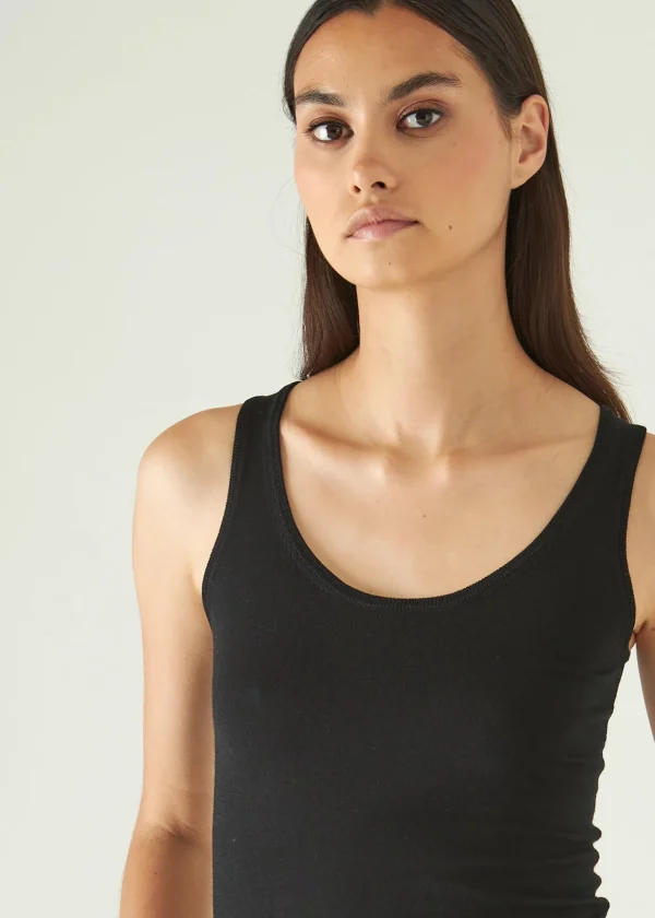 Superfine Merino Lyocell Scoop Neck Tank