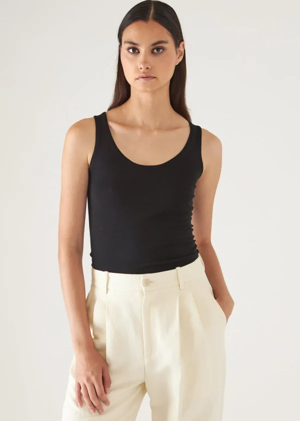 Superfine Merino Lyocell Scoop Neck Tank