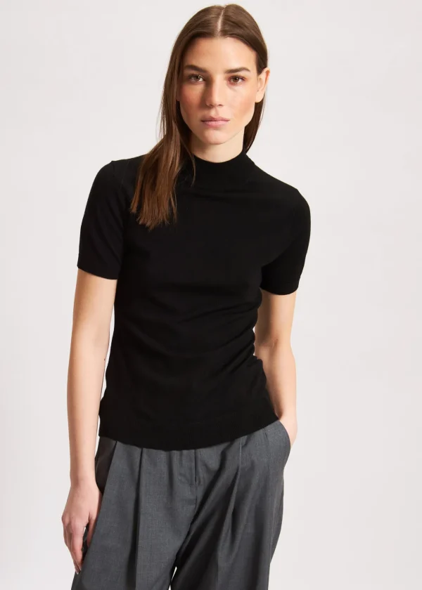 Superfine Merino Mock Neck