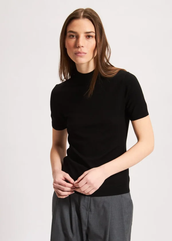 Superfine Merino Mock Neck