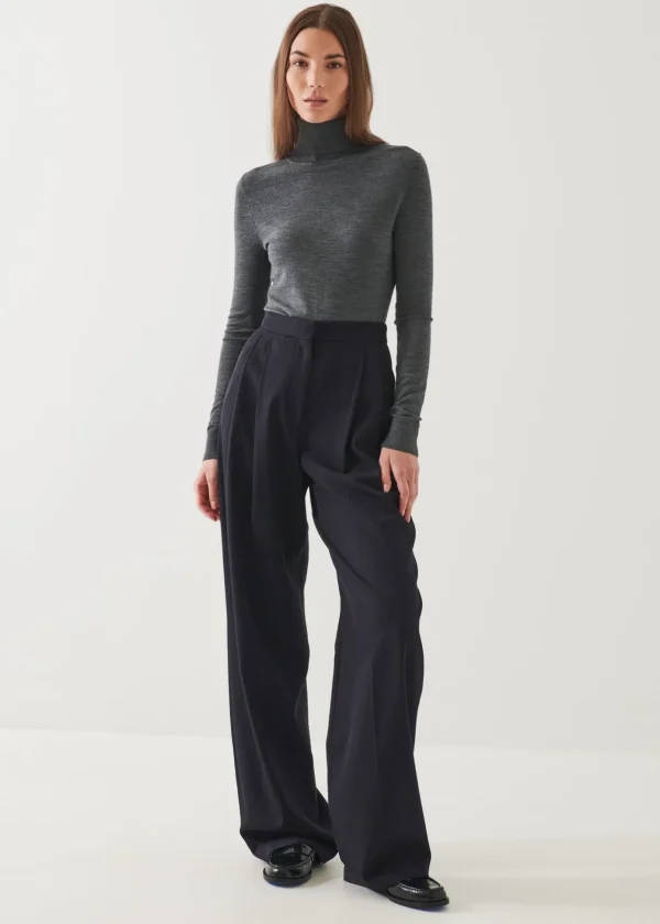 Superfine Merino Turtleneck