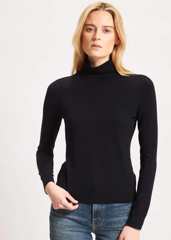 Superfine Merino Turtleneck